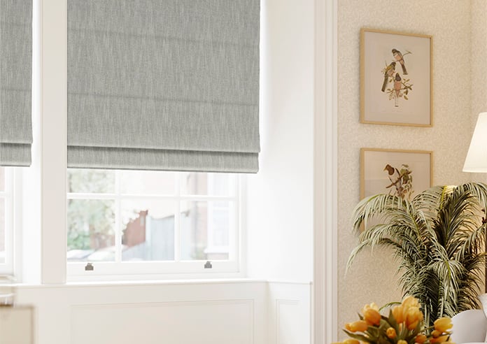 Clarendon, Serene Grey - Twist&Fit Roman Blind - Image 5